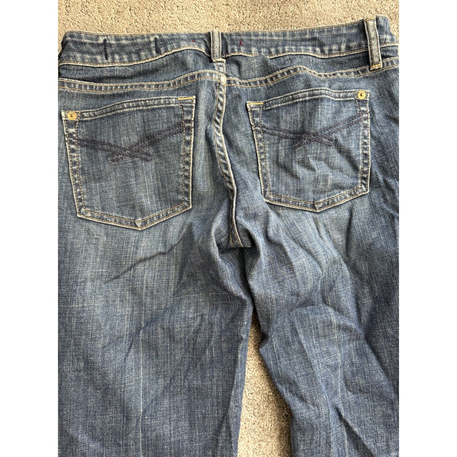 Gap VINTAGE Gap 1969 Jeans Womens 4 Bootcut Stretch Dark Blue Denim USA Retro Size 27" / US 4 / IT 40 - 4 Thumbnail