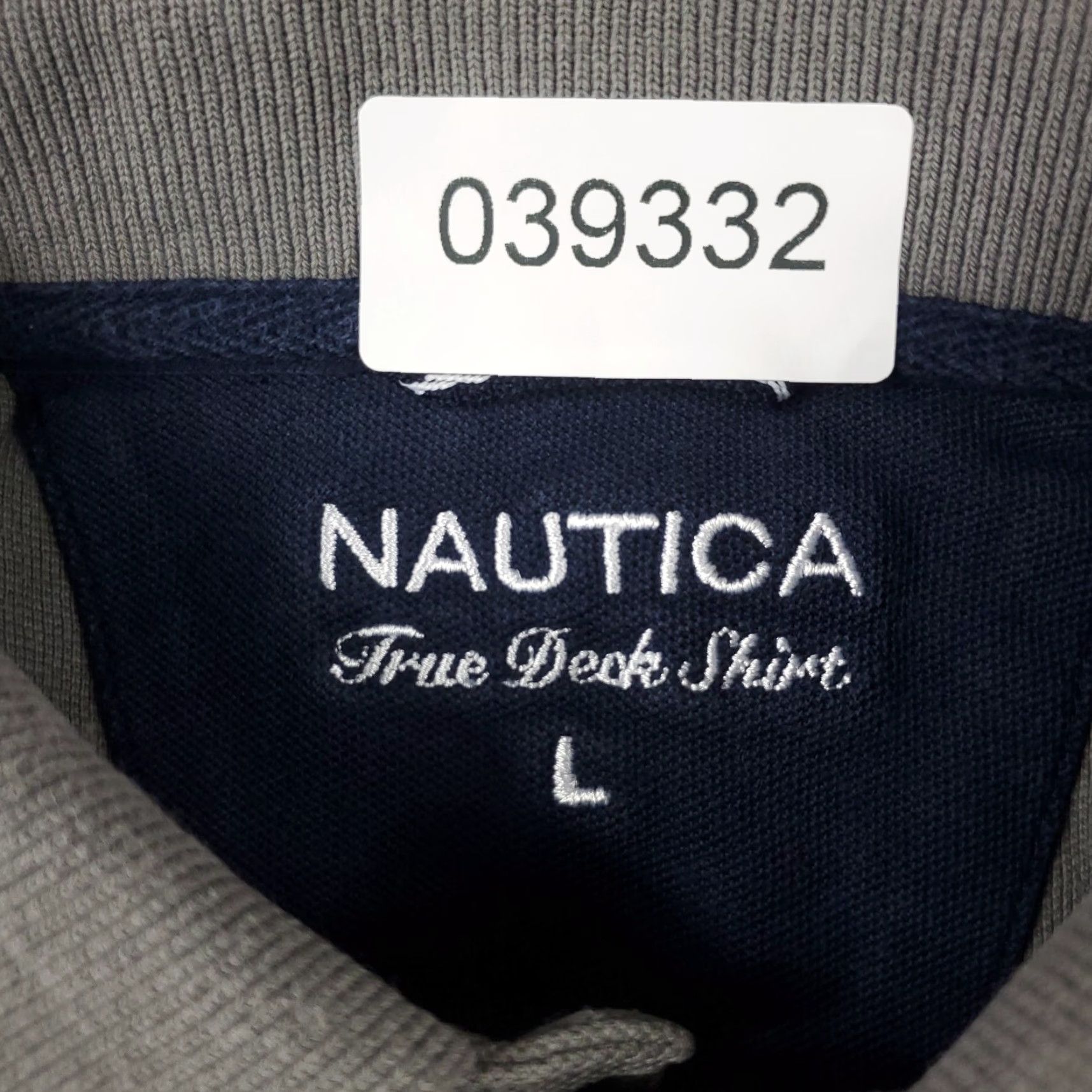 Nautica Nautica Polo Shirt Mens Large Gray Short Sleeve Casual Activewear Size US L / EU 52-54 / 3 - 8 Thumbnail