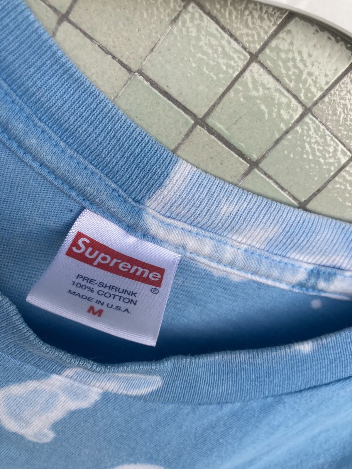 Supreme Supreme blue tye-die t-shirt Size US M / EU 48-50 / 2 - 3 Thumbnail
