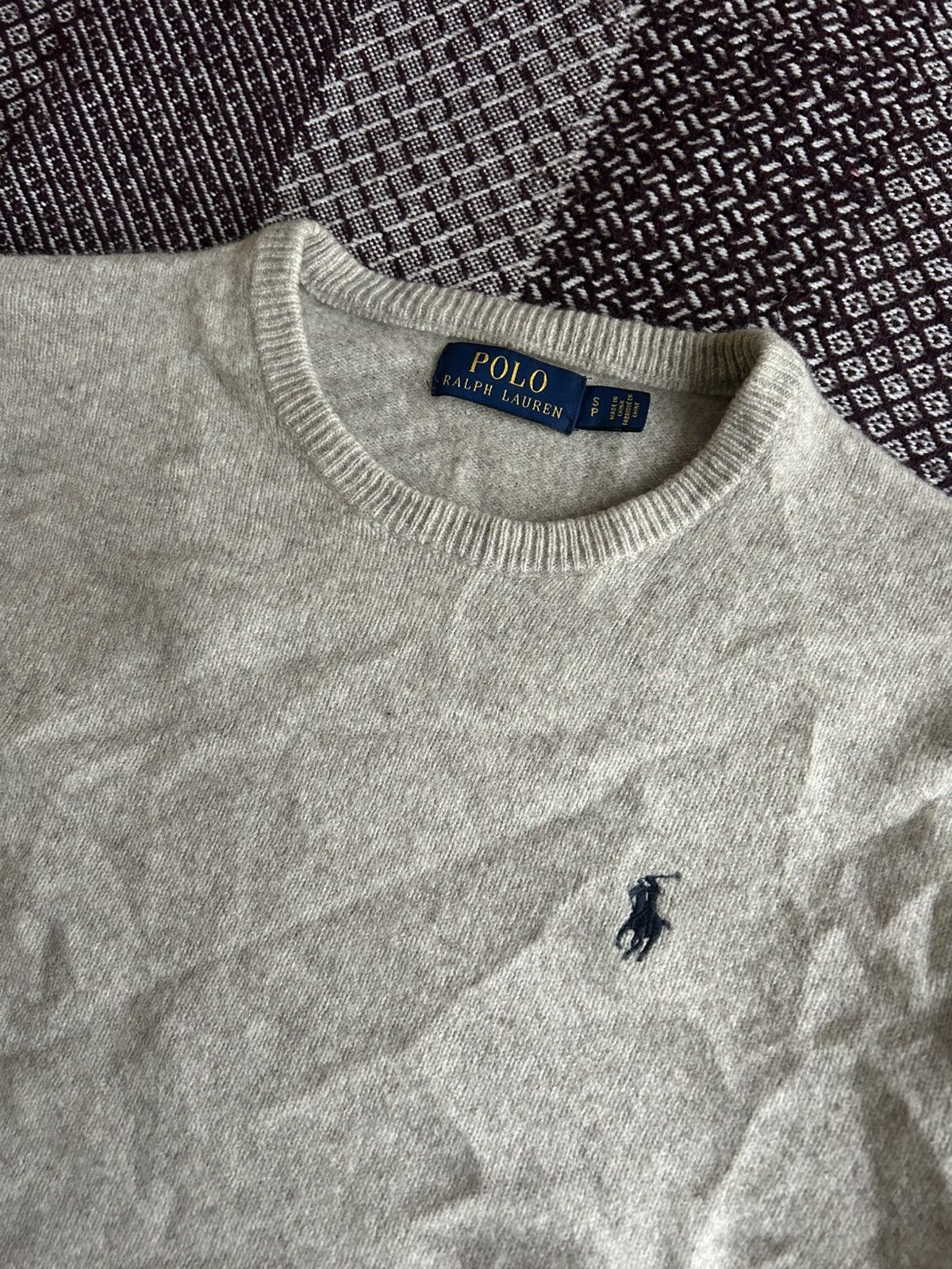 Polo Ralph Lauren Polo Ralph Lauren Wool Crewneck Sweater Unisex Solid Style S Size US S / EU 44-46 / 1 - 3 Thumbnail