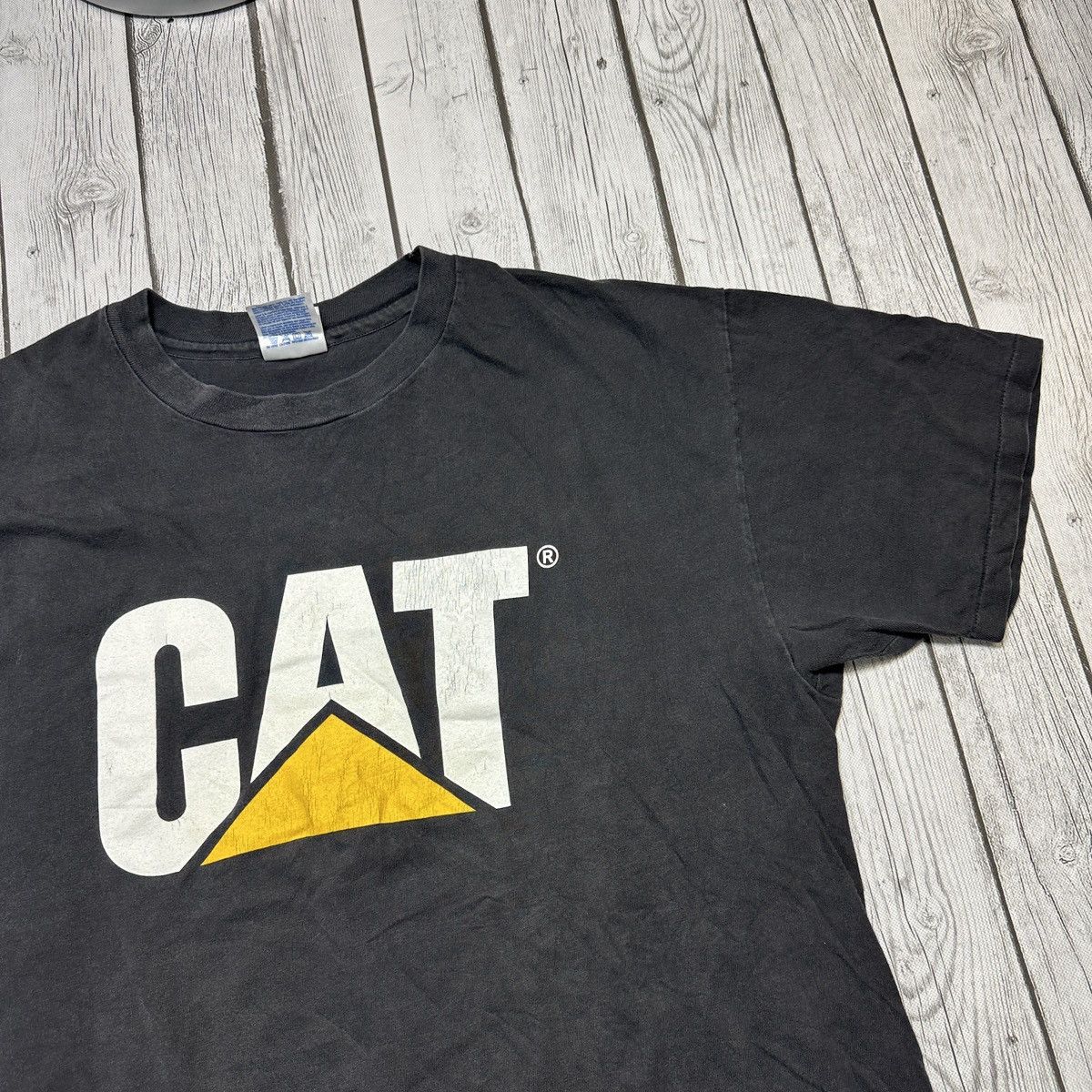 Hanes × Vintage Vintage Caterpillar tee Size US XL / EU 56 / 4 - 3 Thumbnail