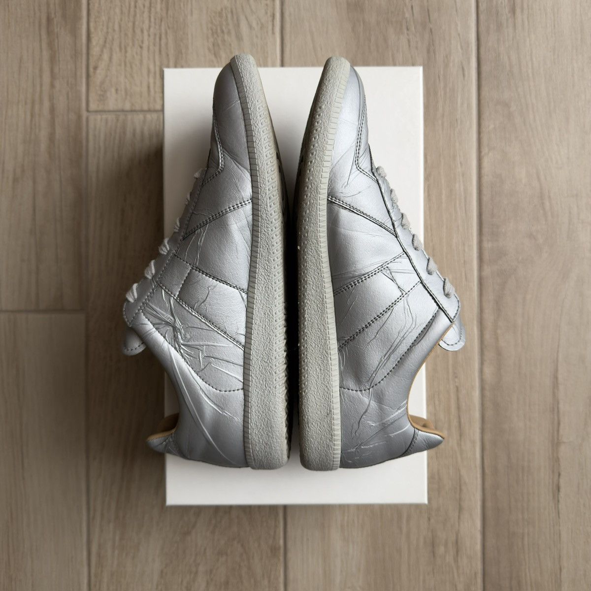 Maison Margiela Duct Tape Replica GAT German Army Trainer Sneakers Size US 9 / EU 42 - 6 Thumbnail