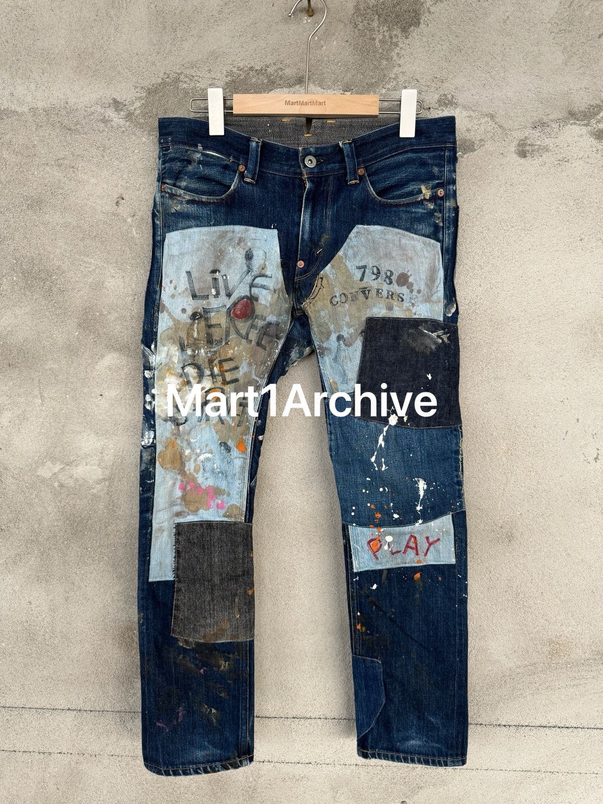 Junya Watanabe Comme Des Garçons Levi’s 12AW Graffiti Denim