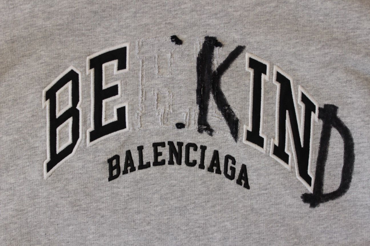 Balenciaga Balenciaga Be Kind Hoodie Size US M / EU 48-50 / 2 - 4 Thumbnail
