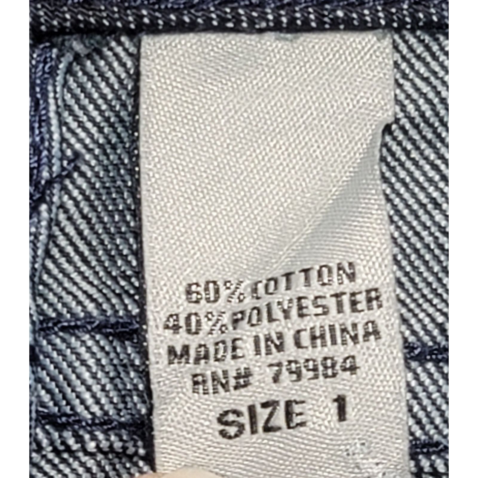Chicos Chico's Platinum Dark Blue Zip Ankle Jeans 1 Medium NWOT Size 32" / US 10 / IT 46 - 5 Thumbnail
