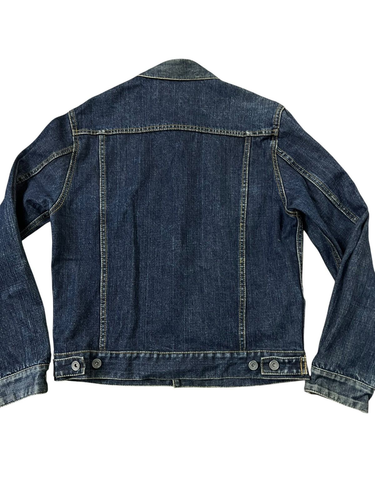 Japanese Brand 💥2000’s Uniqlo Distress Denim Jacket Size US S / EU 44-46 / 1 - 2 Thumbnail