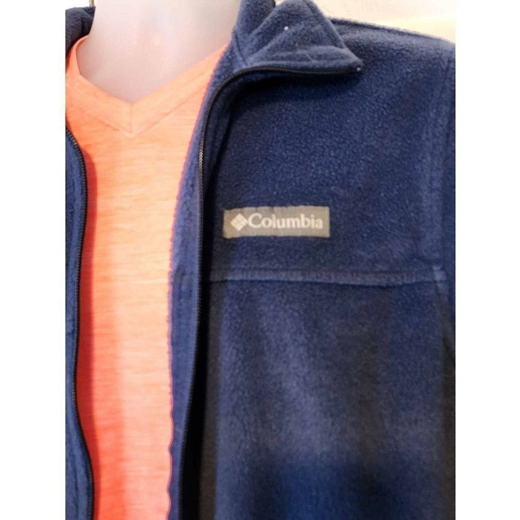 Columbia Navy Blue Columbia Defective Zipper Size US M / EU 48-50 / 2 - 2 Thumbnail