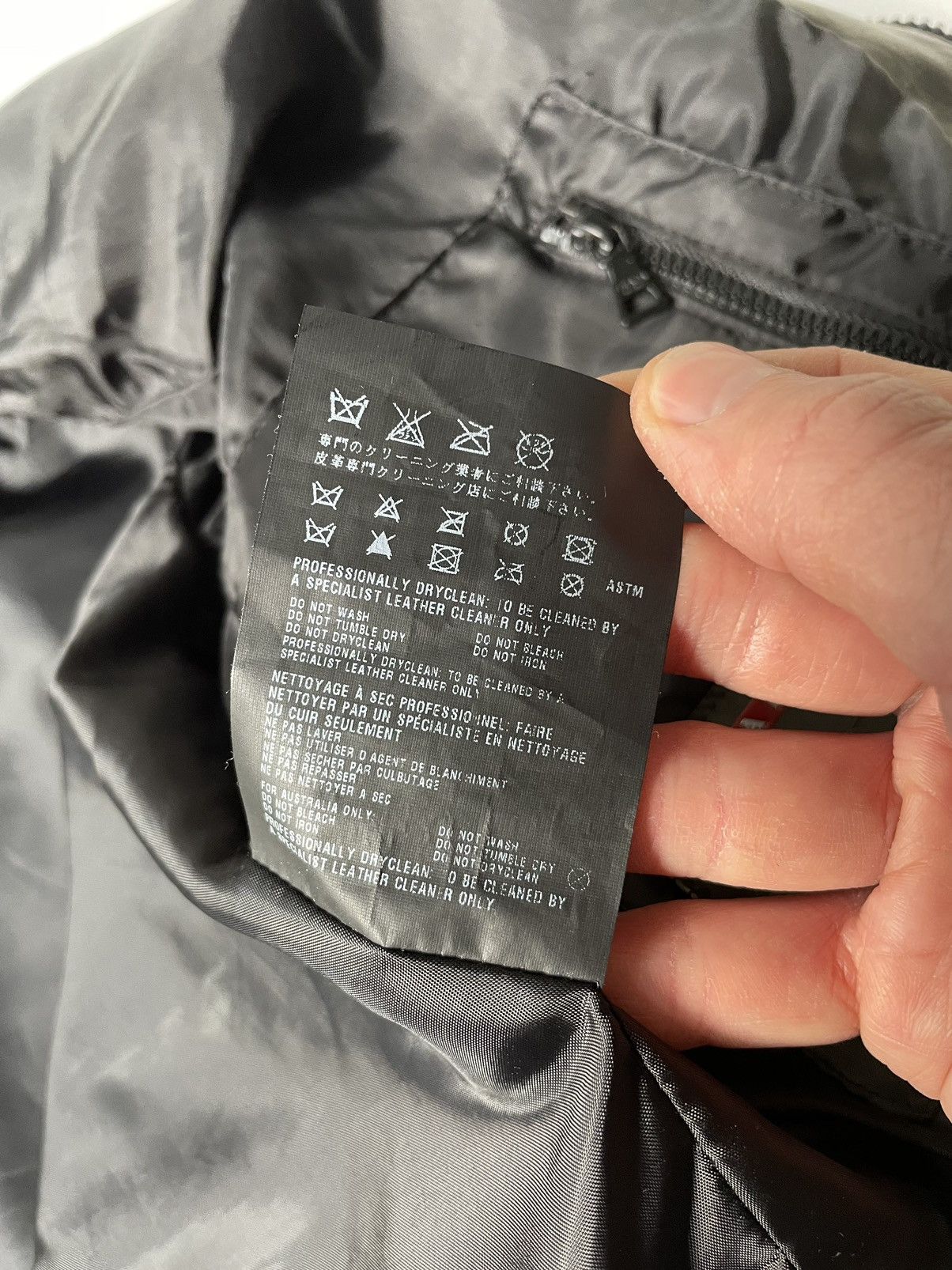 Prada S/S 07 Leather Motorcycle Jacket Size US M / EU 48-50 / 2 - 17 Thumbnail