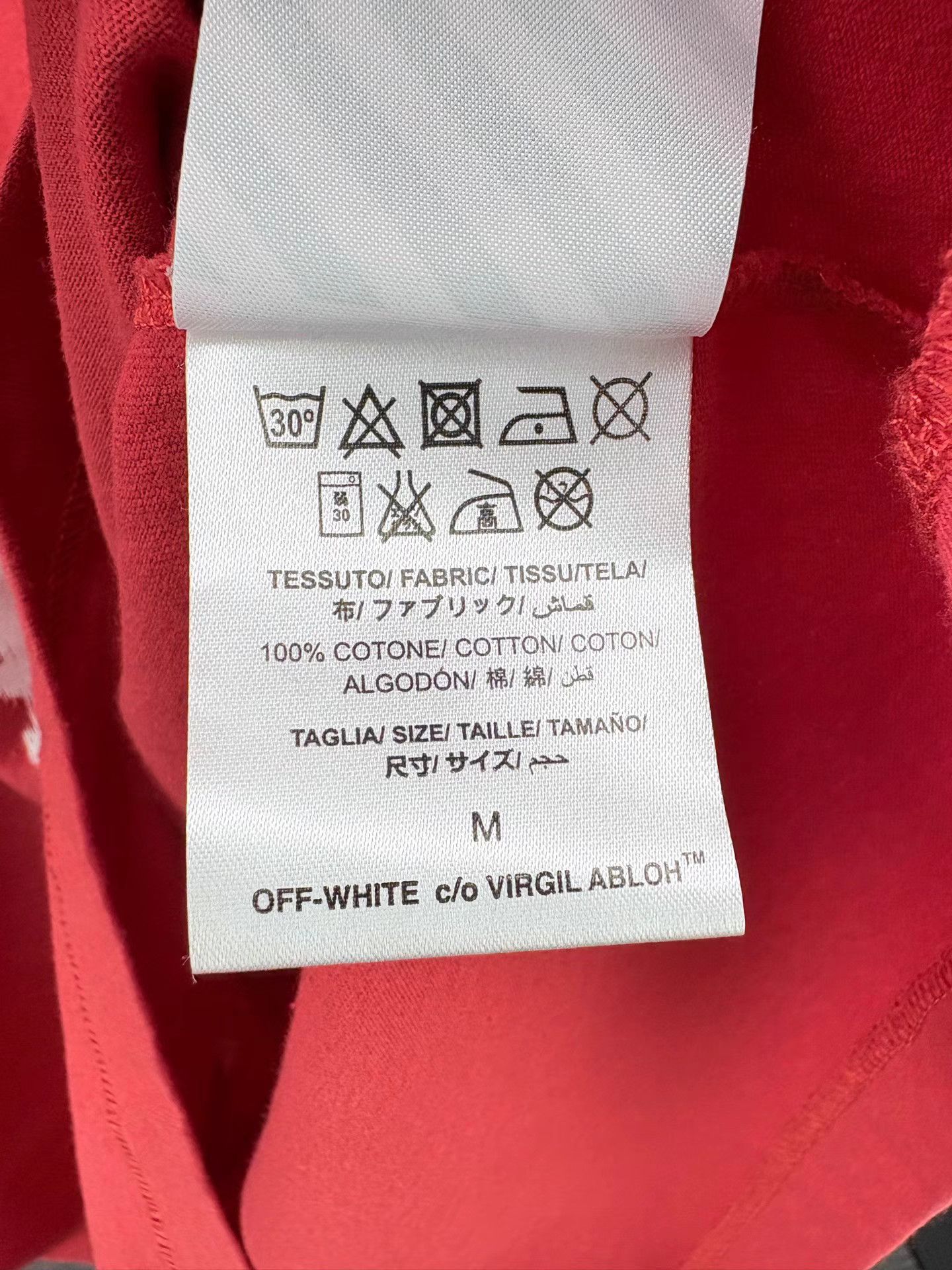 Off-White OFF WHITE Red Box Melting Print Short Sleeve Tee Size US M / EU 48-50 / 2 - 4 Thumbnail