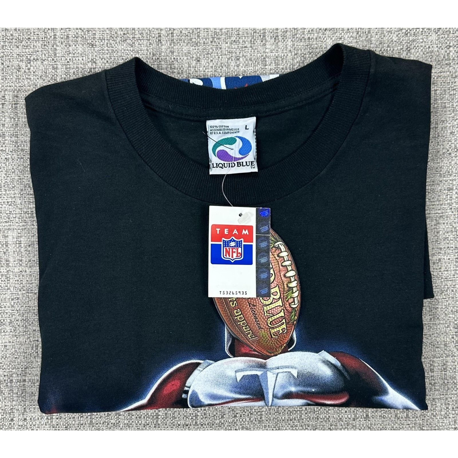 Liquid Blue Tennessee Titans Shirt Sz L Black NFL Liquid Blue Superhero Size US L / EU 52-54 / 3 - 10 Thumbnail