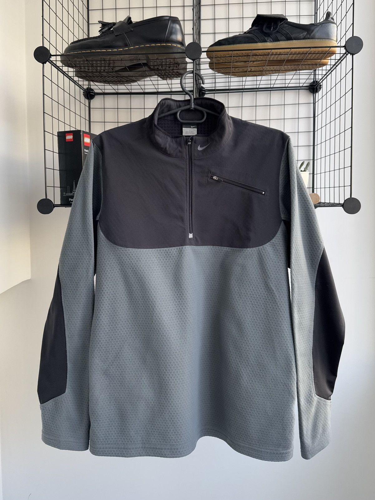 Vintage Nike Fleece 1/3 Zip Jacket Nylon Gopcore