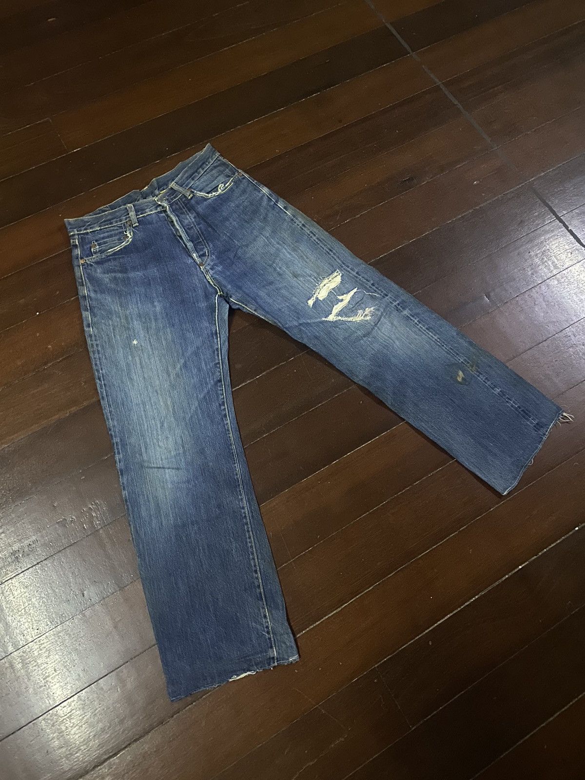 Japanese Brand × Studio D'Artisan × Vintage FIRE 🔥 vintage Studio D’Artisan DO2AXX Selvedge Denim Size US 32 / EU 48 - 2 Thumbnail