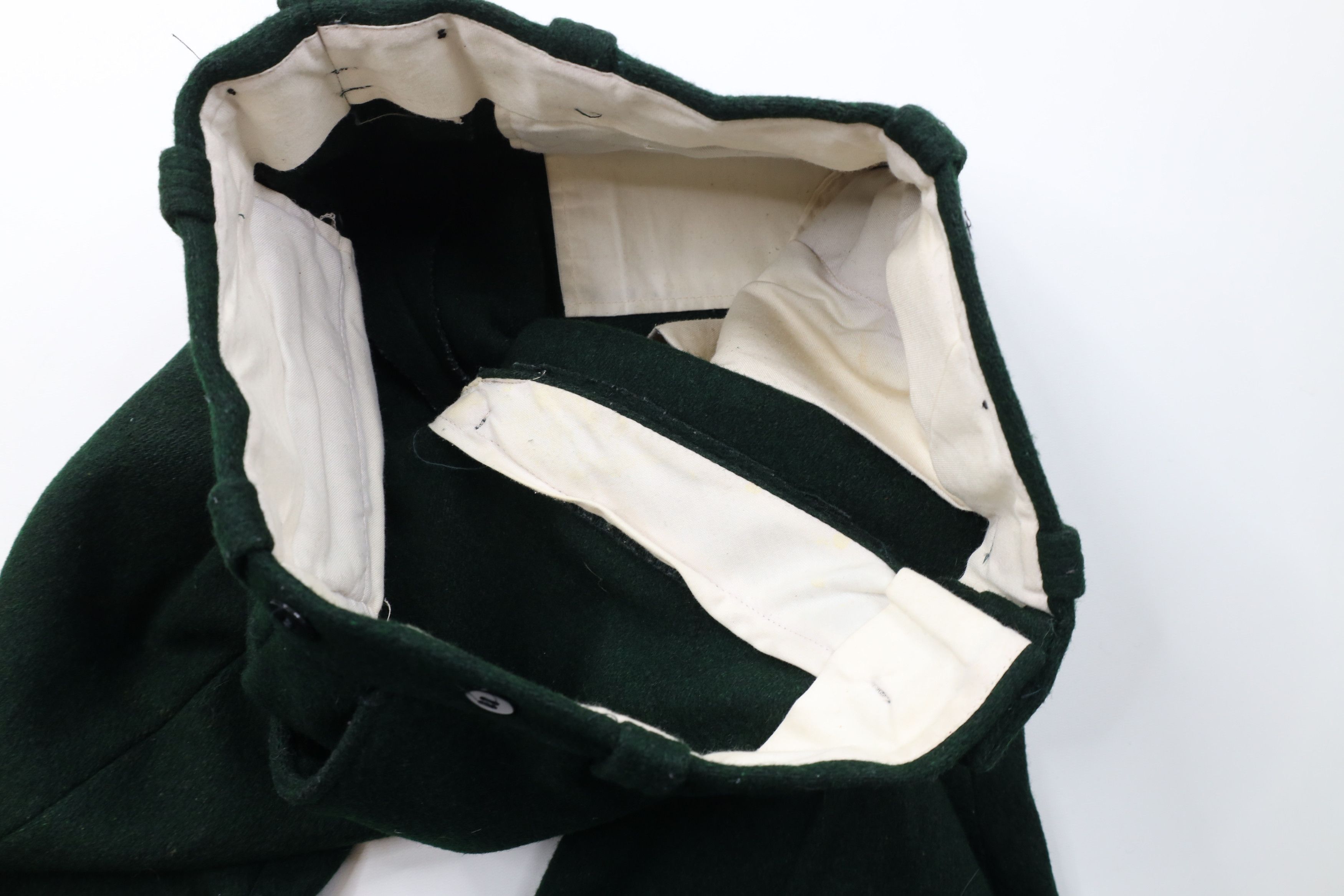 Vintage Vintage 90s Streetwear Heavy Wool Wide Leg Pants Green USA Size US 34 / EU 50 - 9 Thumbnail