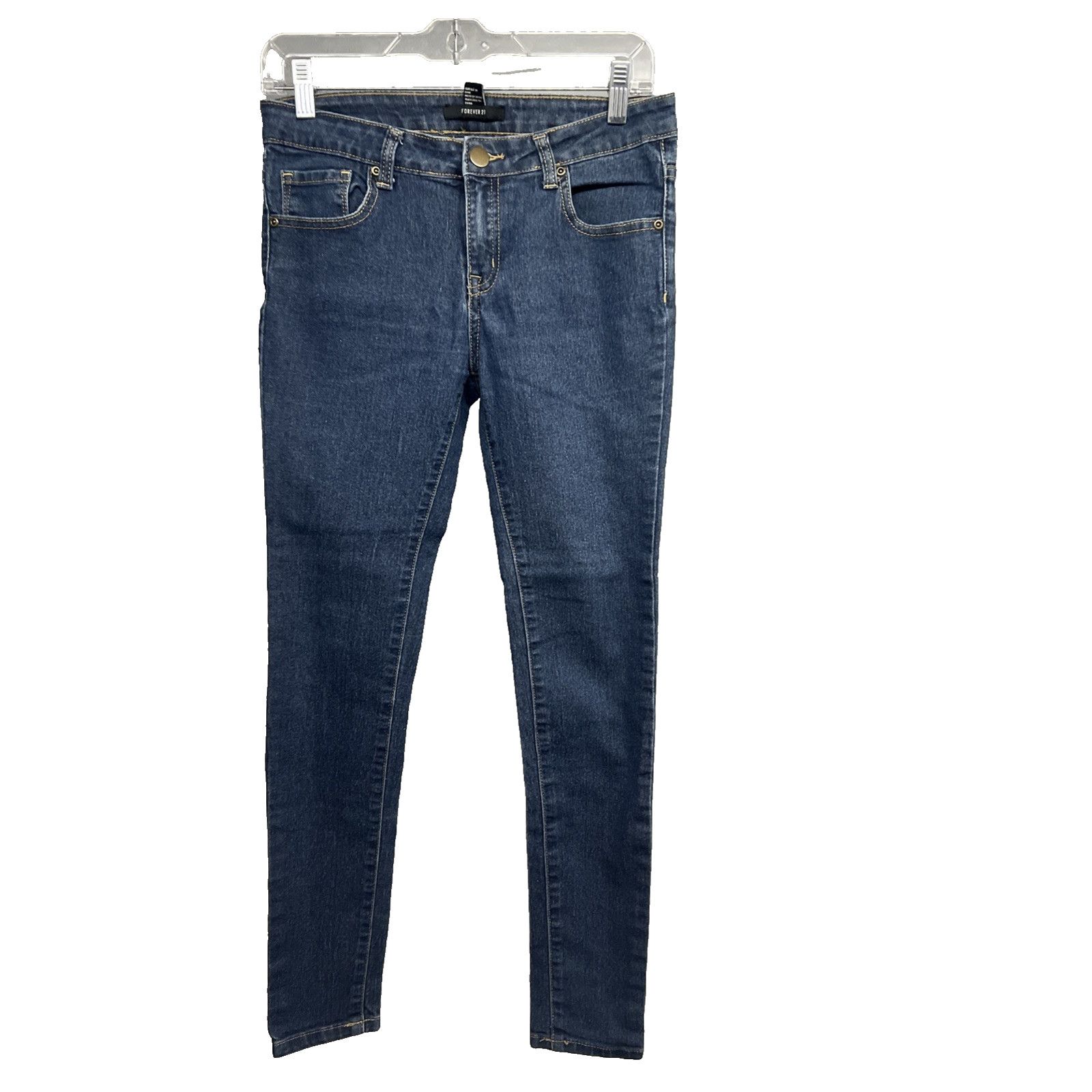 Forever 21 Forever 21 Distressed Denim Skinny Jeans Jegging 26x28 Size 26" / US 2 / IT 38 - 1 Thumbnail