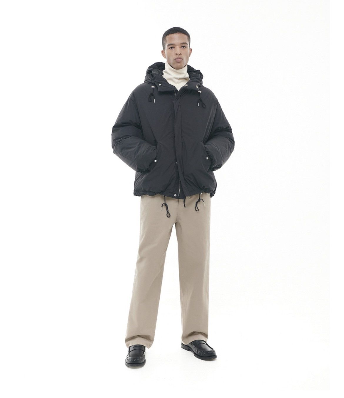 POST ARCHIVE FACTION (PAF) BESLOW Oversized M65 Hood Short Down Parka Jacket Black Size US M / EU 48-50 / 2 - 15 Thumbnail