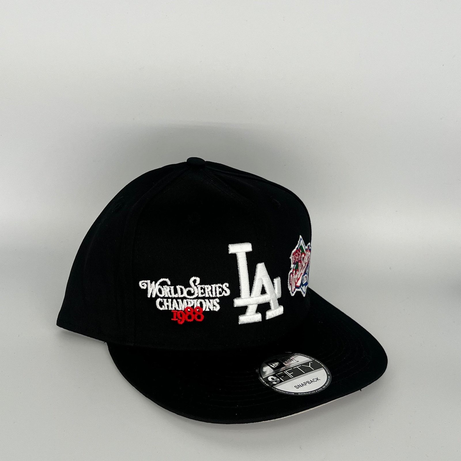 New Era Black Los Angeles Dodgers '88 World Series Champions New Era Size ONE SIZE - 1 Thumbnail