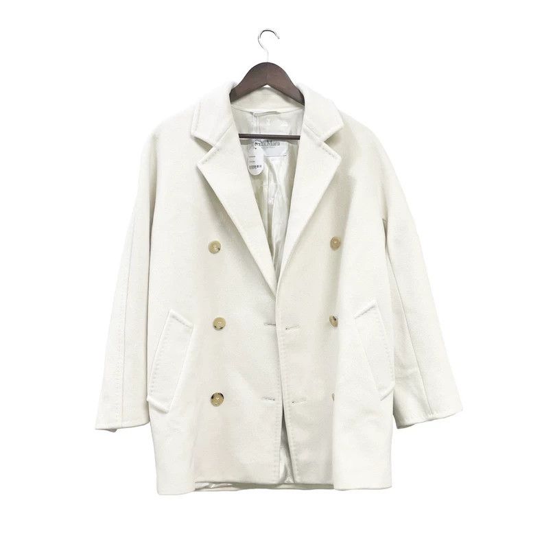 Max Mara 101801 Short Solid Suit Double Breasted Parka
