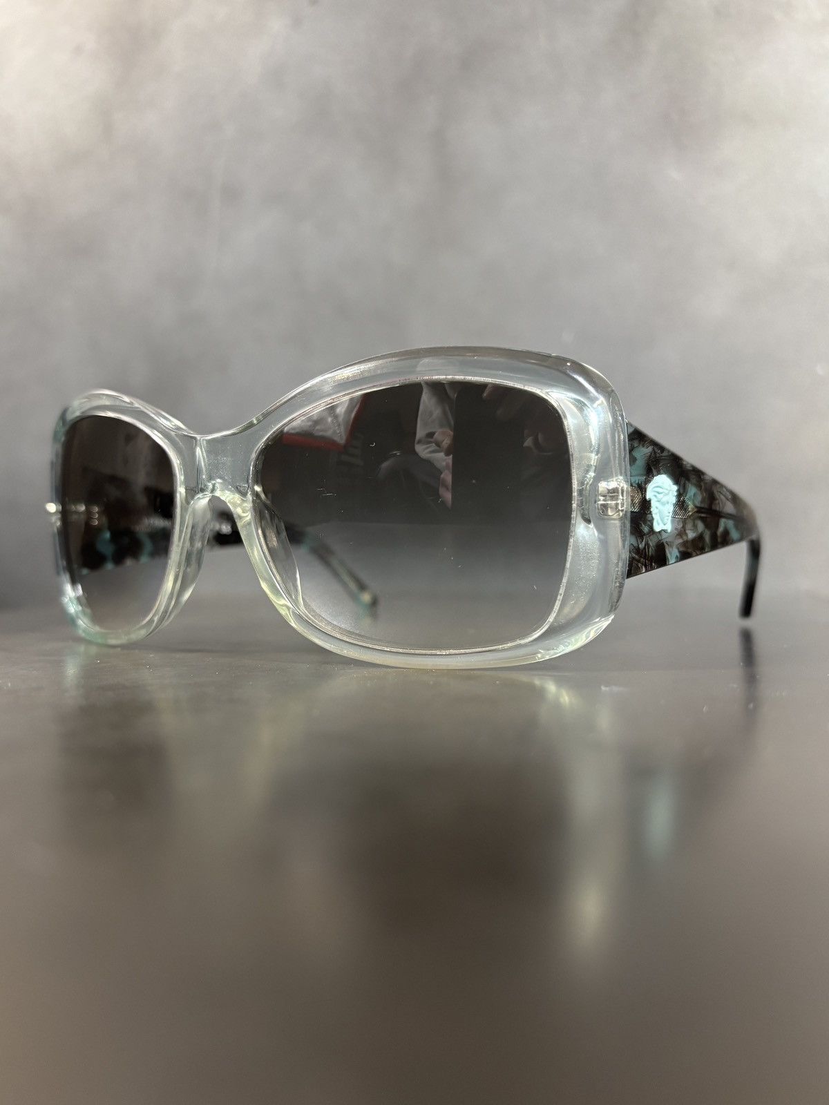 Versace Versace Sunglasses Mod 4235 Medusa Biggie Oversized Blue Size ONE SIZE - 3 Thumbnail