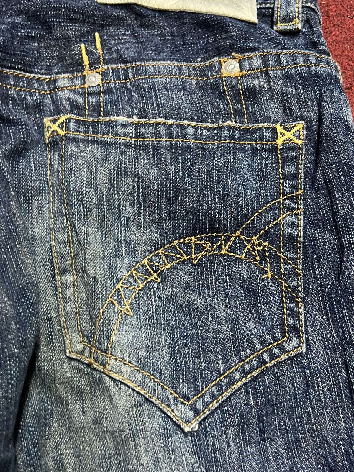 Japanese Brand Kyoji maruyama denim jeans zipper japan vintage Size US 33 - 6 Thumbnail
