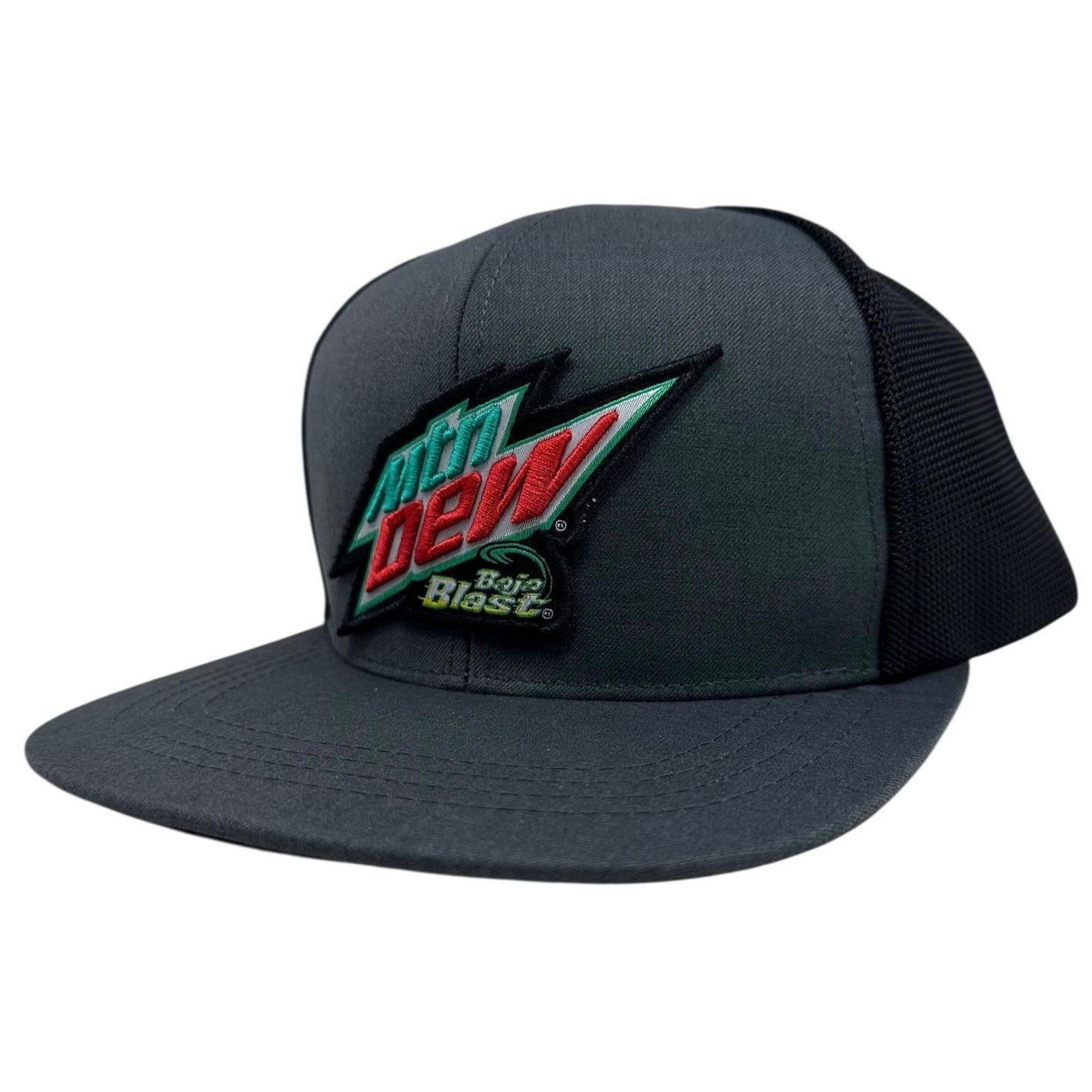 Mountain Dew Mountain Dew Baja Blast Trucker Hat 3D Embroidered Logo Cap Size ONE SIZE - 1 Thumbnail