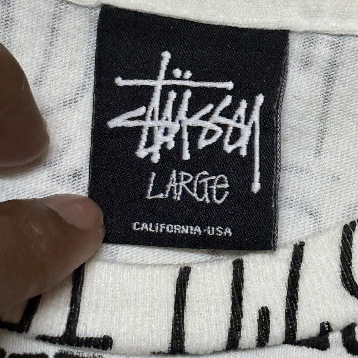 Stussy Stussy Big Logo Full Print T Shirt Size US L / EU 52-54 / 3 - 5 Thumbnail