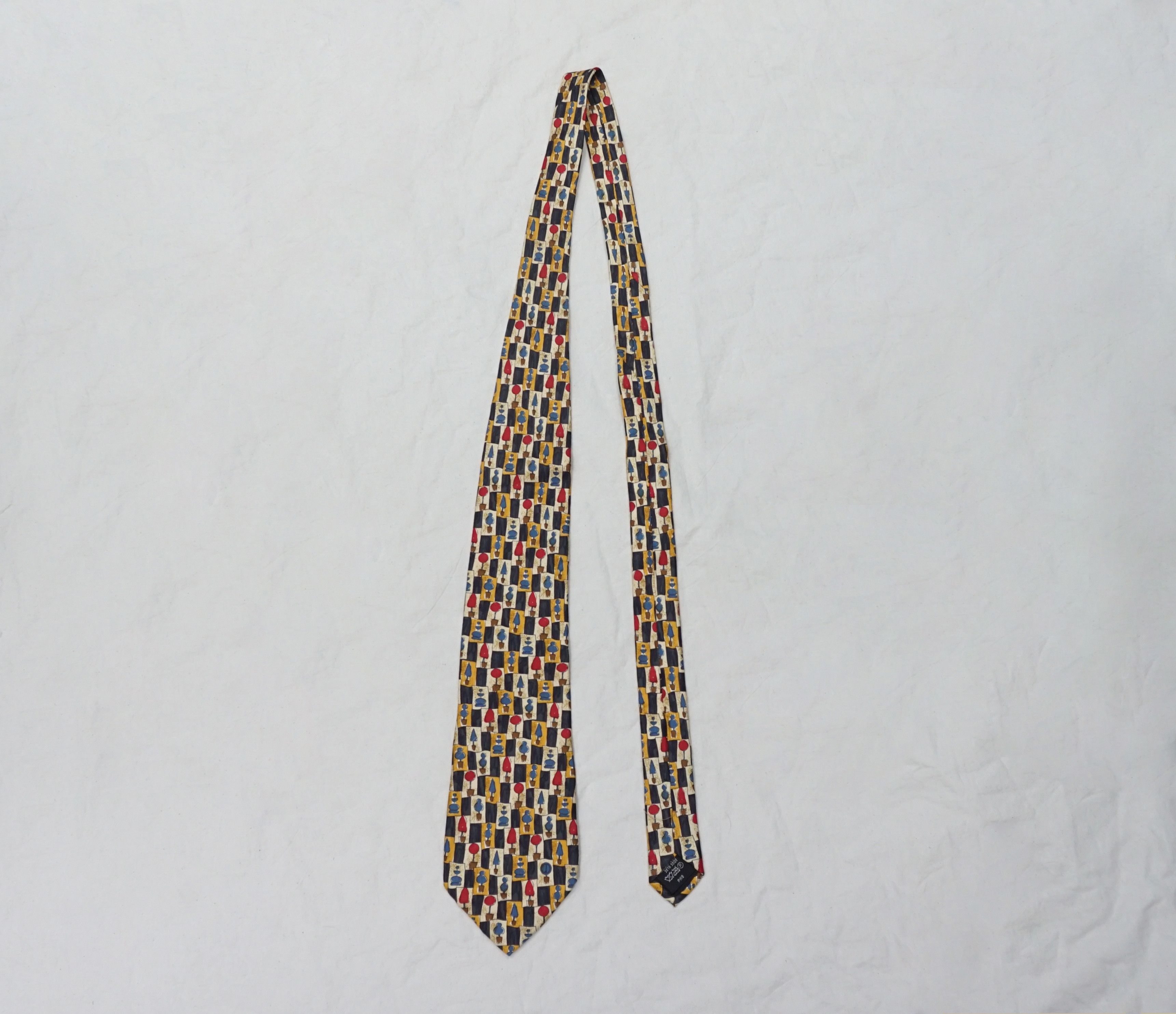 Alfred Dunhill Classic Dunhill Patterned Necktie Size ONE SIZE - 1 Thumbnail