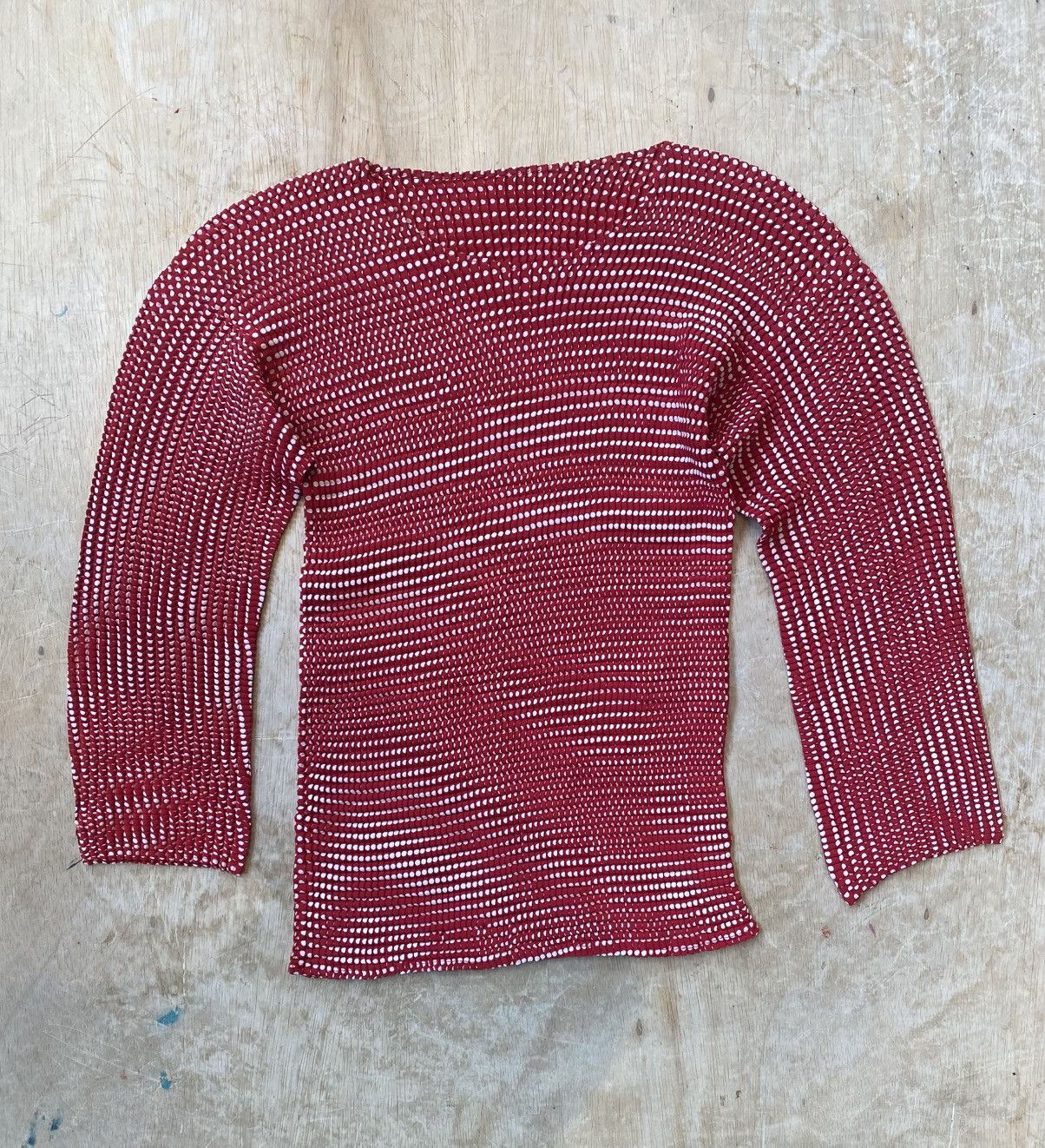 Issey Miyake × Vintage Issey Miyake 1990s Pleated Polyester Top & Skirt Set Size M / US 6-8 / IT 42-44 - 6 Thumbnail