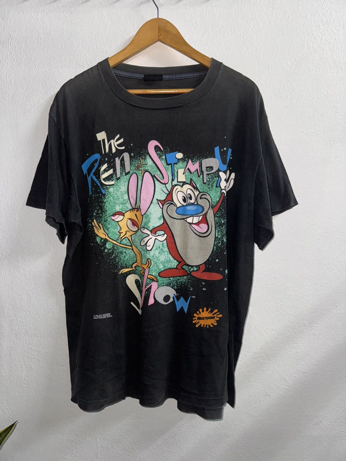 Nickelodeon Vtg 1991s The Ren and Stimpy nickelodeon Size US XL / EU 56 / 4 - 1 Thumbnail
