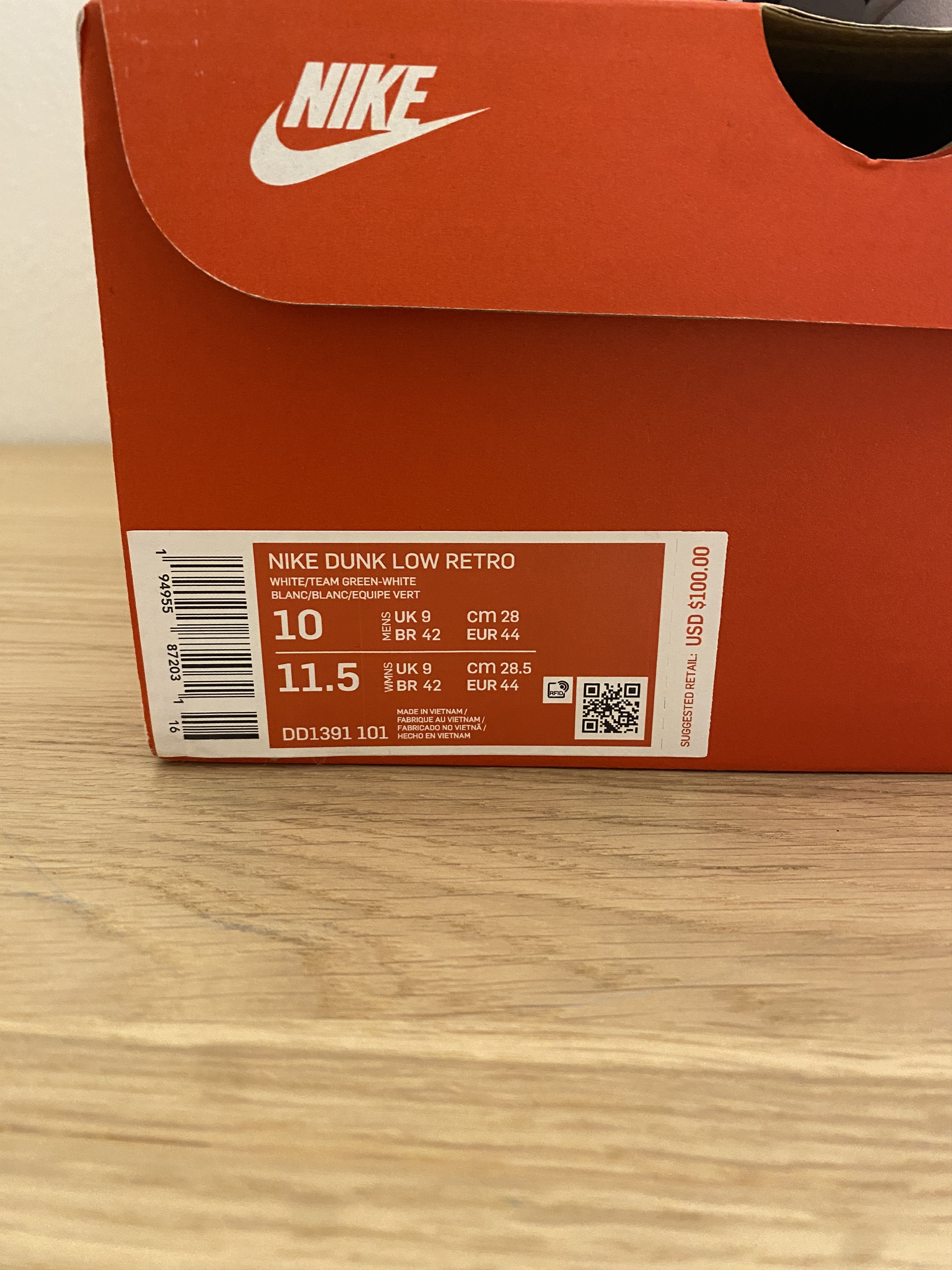 Nike Dunk Low Retro Size US 10 / EU 43 - 8 Thumbnail