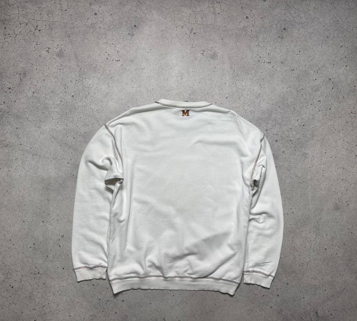 Missoni Missoni Luxury Sweatshirt Big Logo White Size US L / EU 52-54 / 3 - 2 Thumbnail