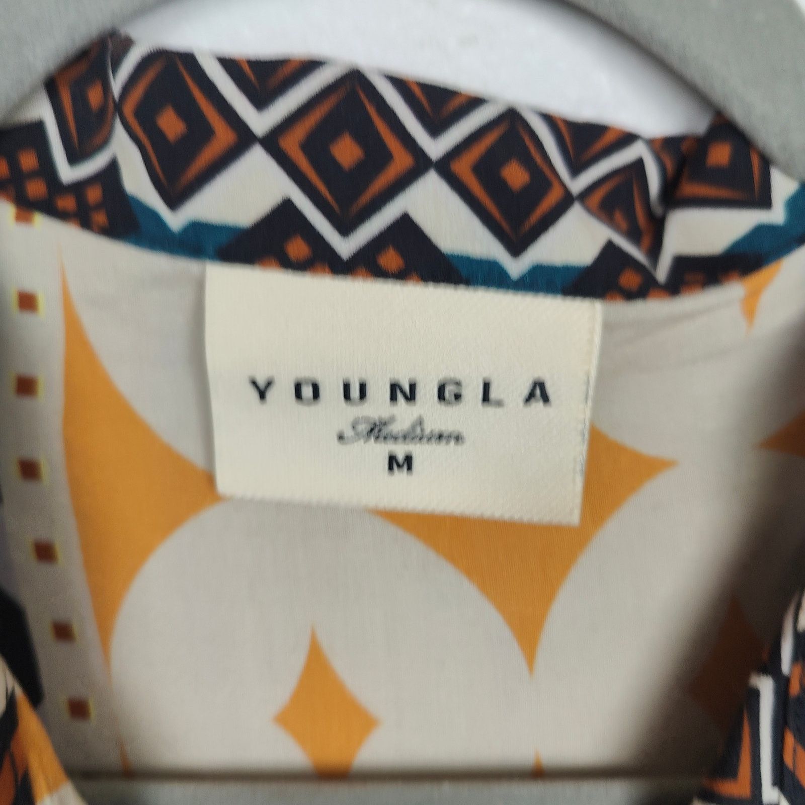 Other YoungLA Button Up Shirt Mens Medium AOP All Over Tribal Size US M / EU 48-50 / 2 - 4 Thumbnail