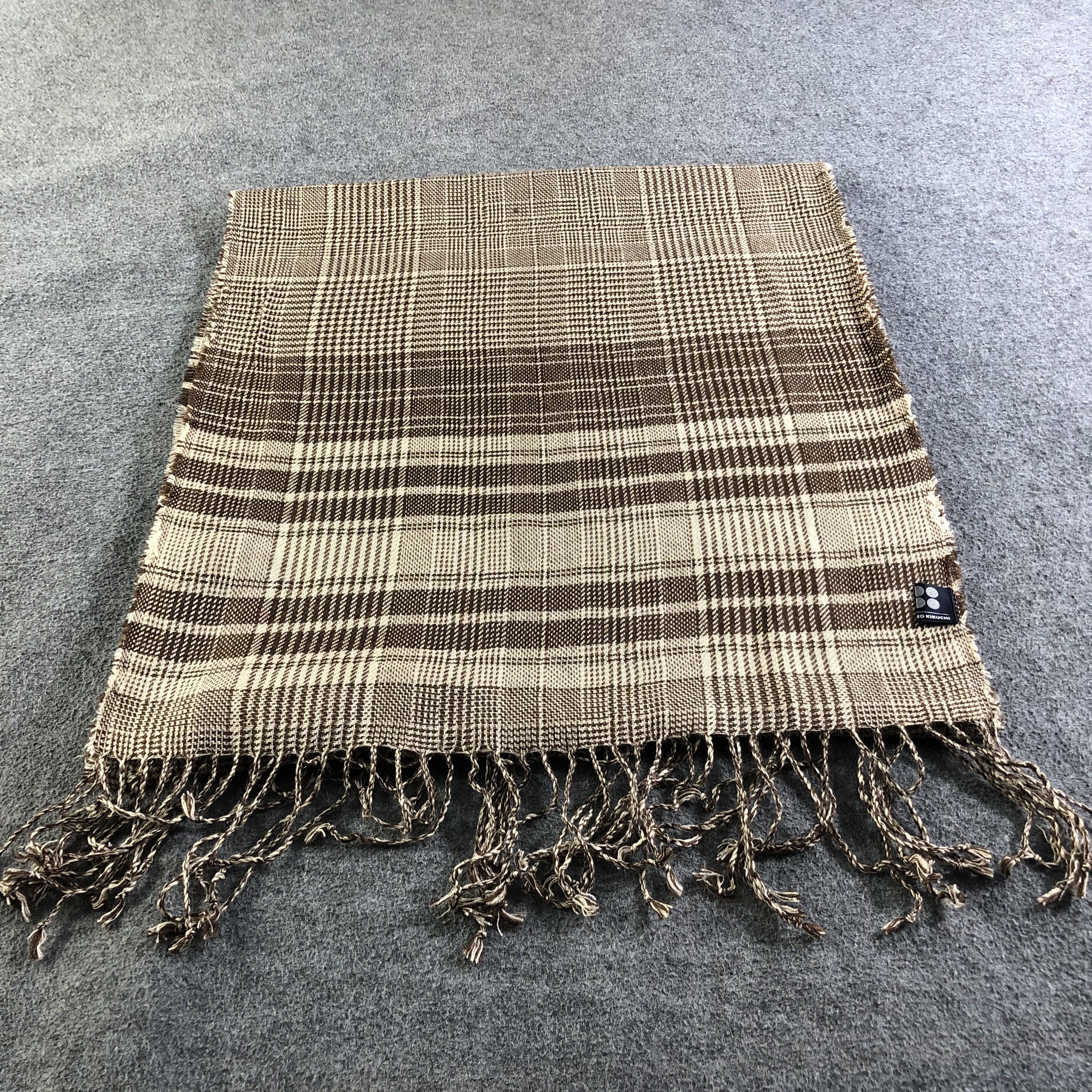 Takeo Kikuchi Takeo Kikuchi Wool Scarf Muffler V1952 Size ONE SIZE - 2 Thumbnail
