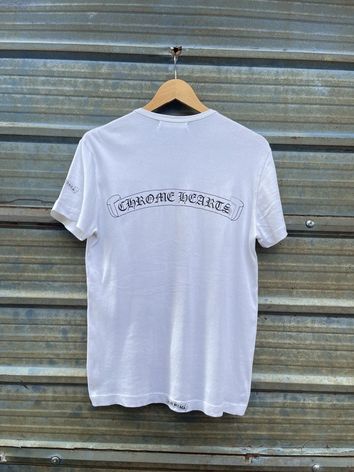 Chrome Hearts Chrome Hearts Scroll Thermal Rare Exclusive T Shirt Size US M / EU 48-50 / 2 - 11 Thumbnail
