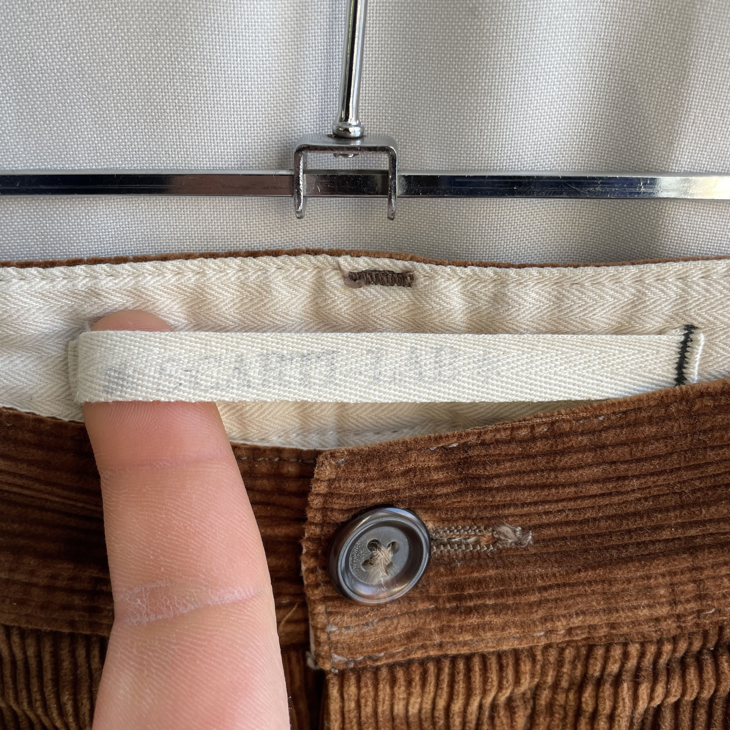 Scarti-Lab Scarti Lab 101 SN814 Brown Corduroy Pants Size 33 Size US 33 - 7 Thumbnail