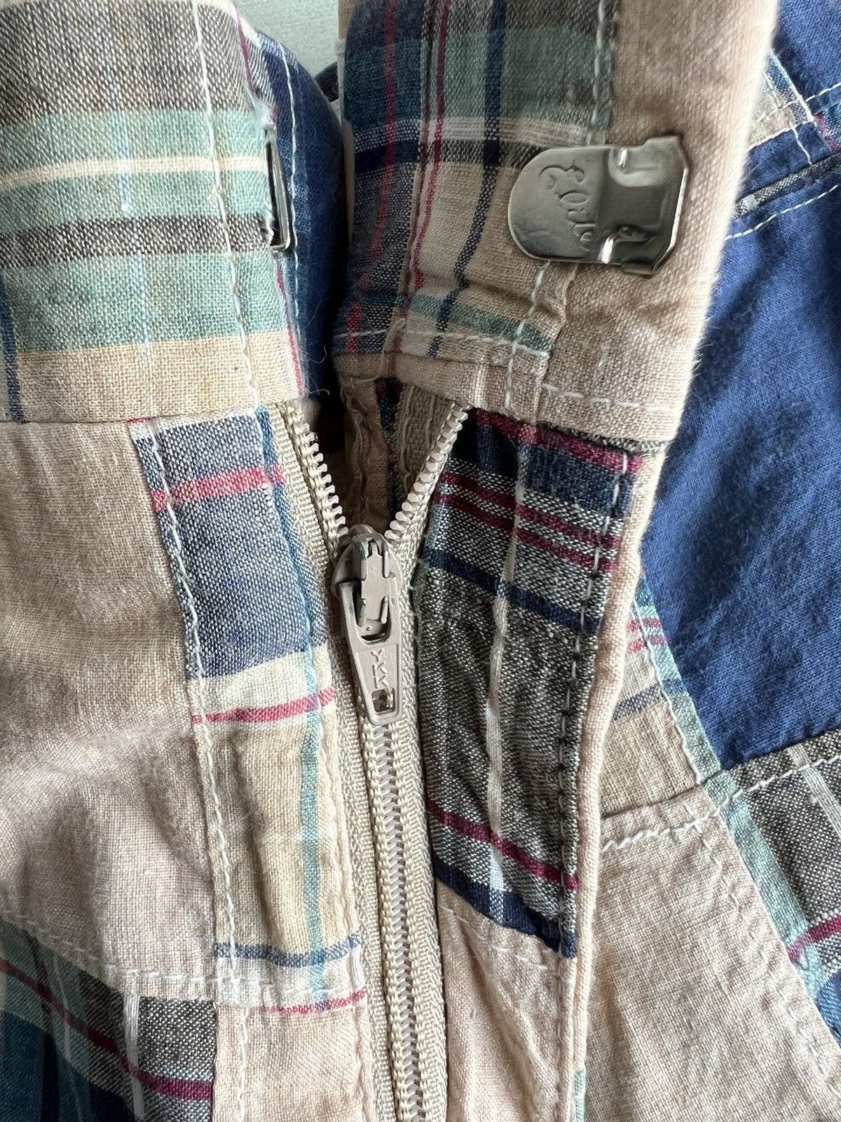 Brooks Brothers × Polo Ralph Lauren × Vintage 1970s Madras Patchwork Ralph Lauren Style Disco Rockabilly Size US 33 - 11 Thumbnail