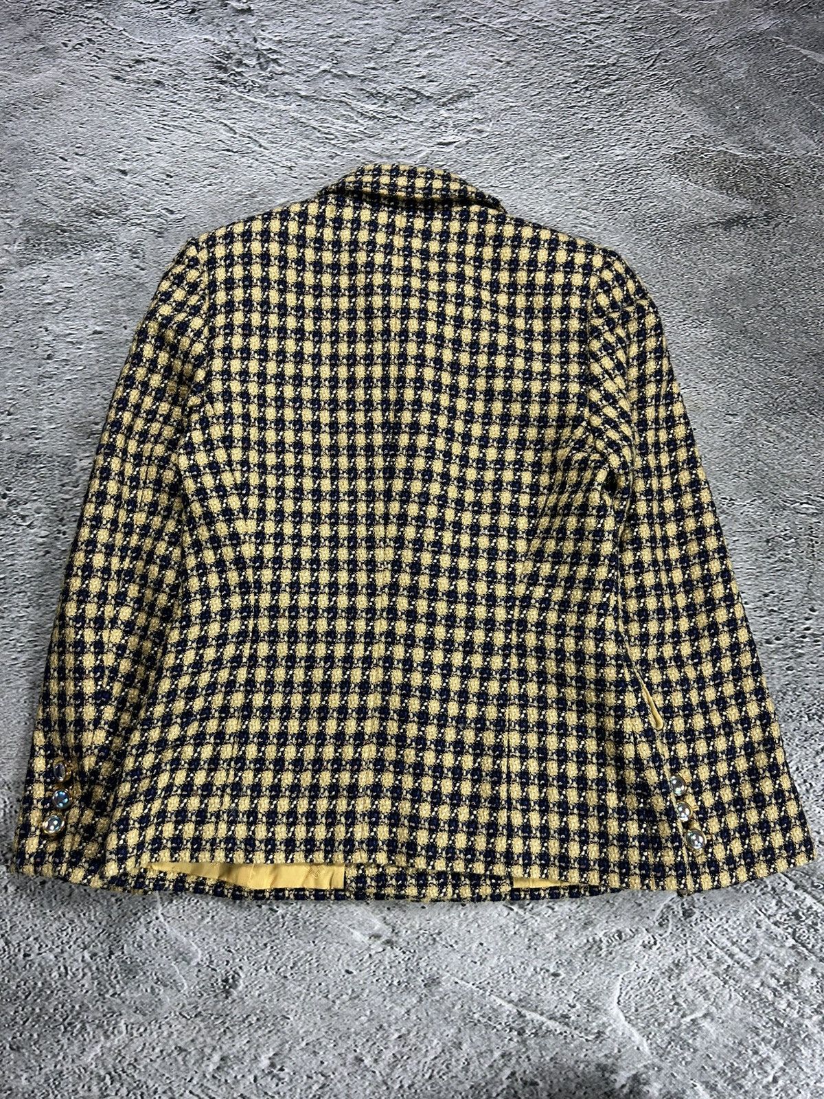 Escada Escada vintage suit wool set blazer + skirt yellow Size XS / US 0-2 / IT 36-38 - 6 Thumbnail