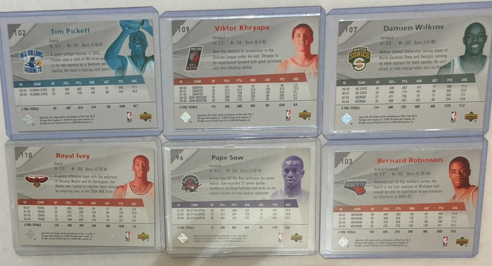Other 2004-05 Upper Deck SPx Rookies Lot /1999 - 6 Cards Size ONE SIZE - 9 Thumbnail