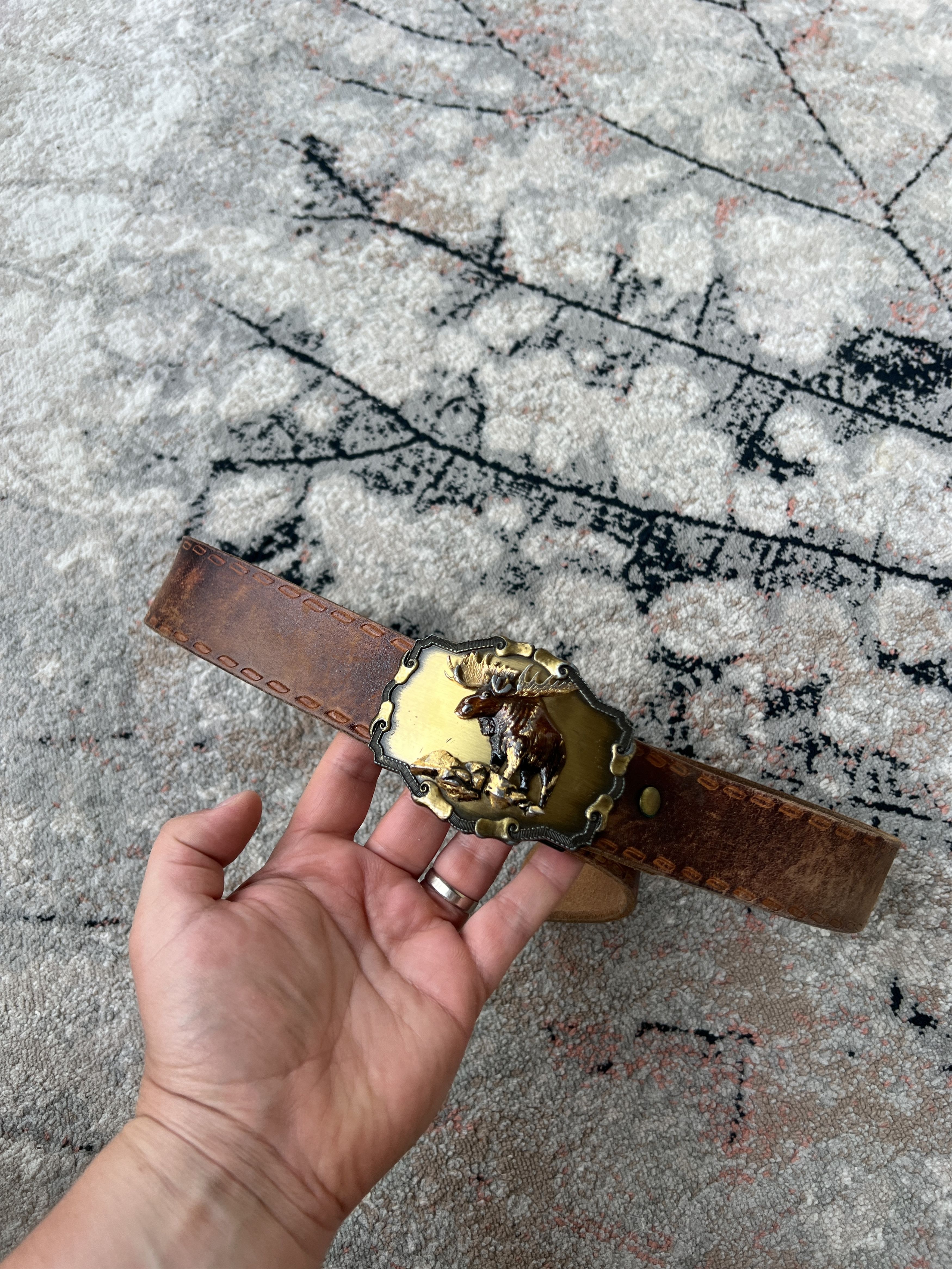 Leather New Orleans Leather Belt Size ONE SIZE - 9 Thumbnail