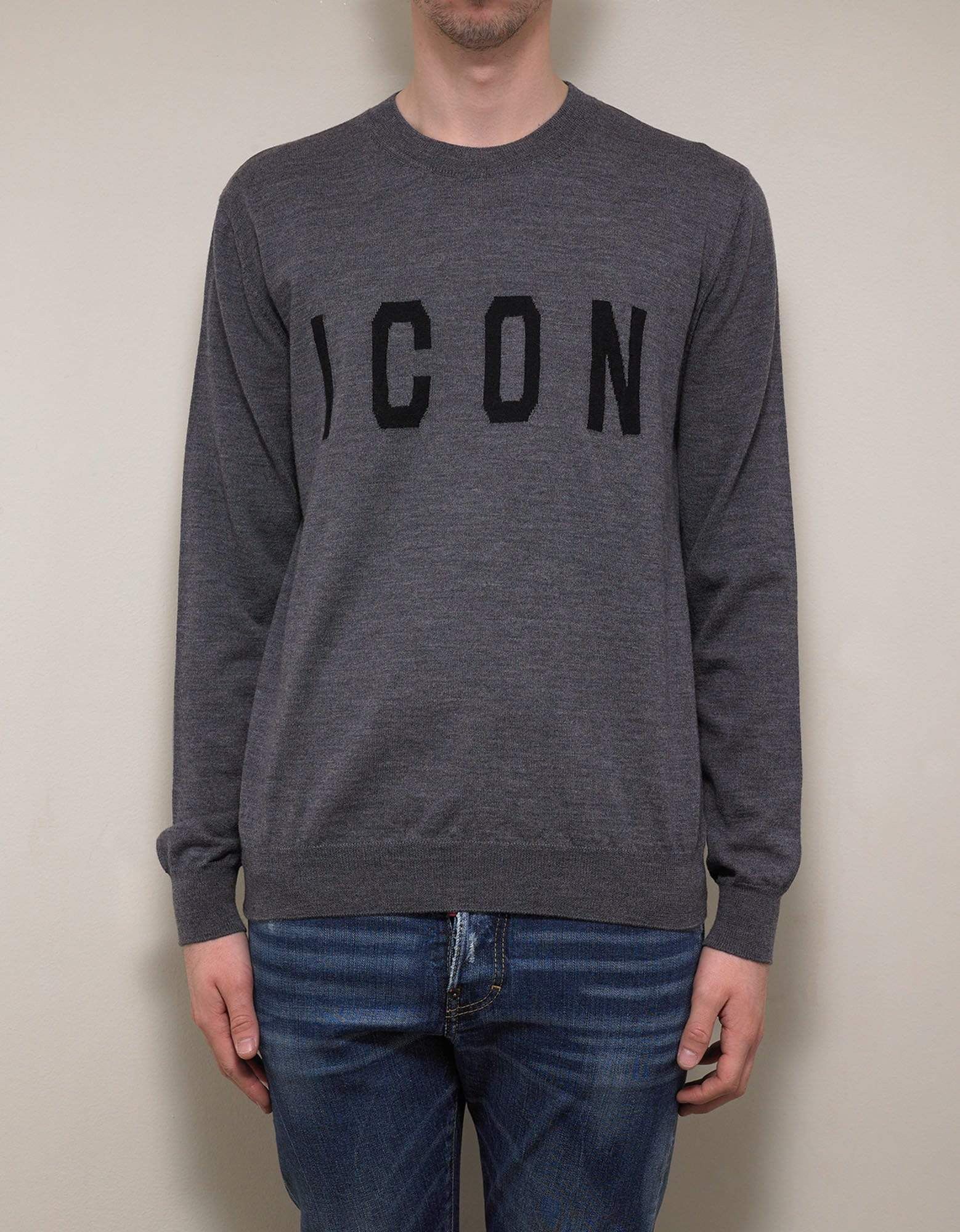 Dsquared2 Dsquared2 Grey Icon Sweater Size US XS / EU 42 / 0 - 3 Thumbnail