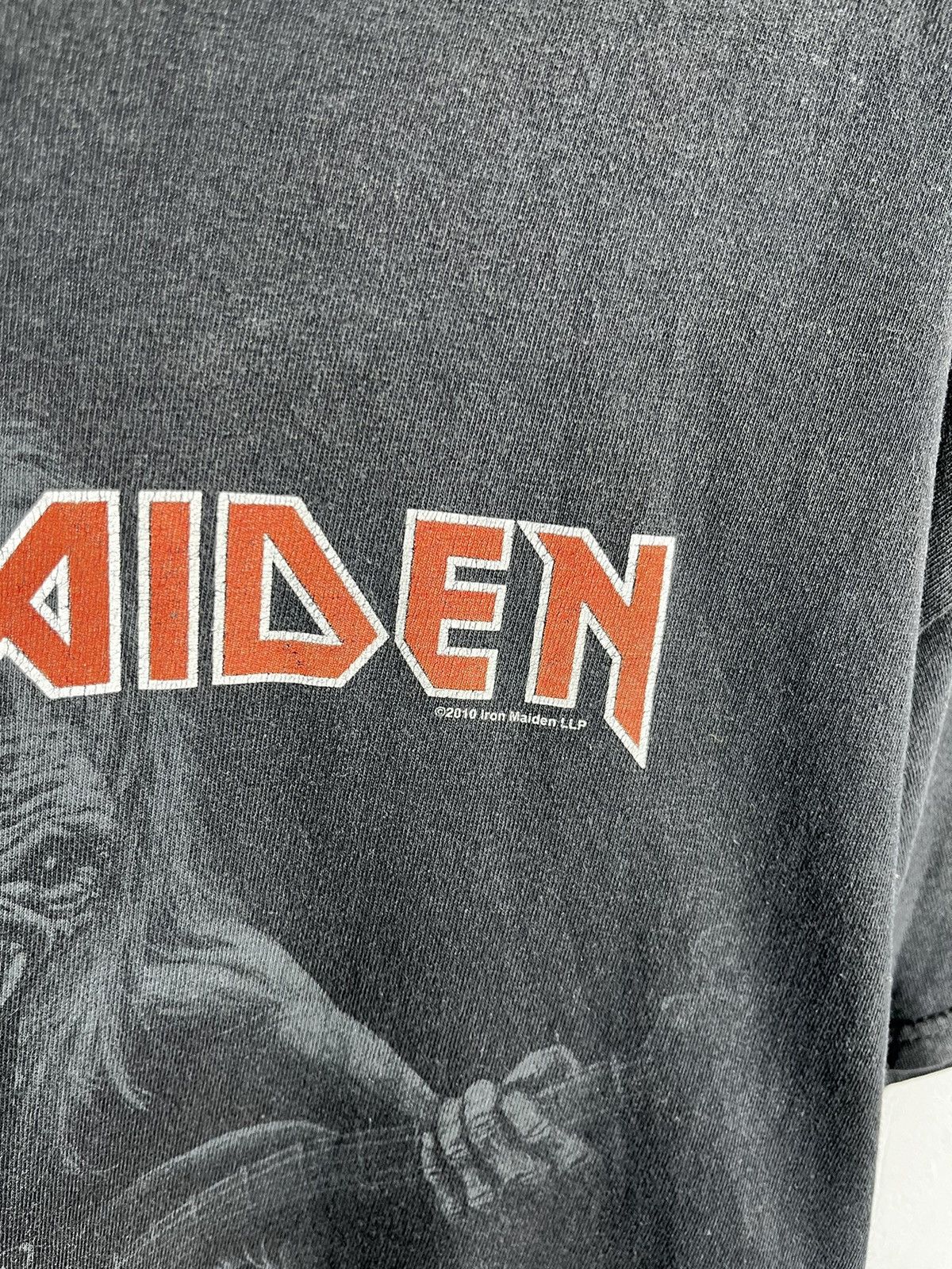 Band Tees × Iron Maiden Vintage Iron Maiden 2000s Number Of The Beast T-Shirt Size US L / EU 52-54 / 3 - 3 Thumbnail