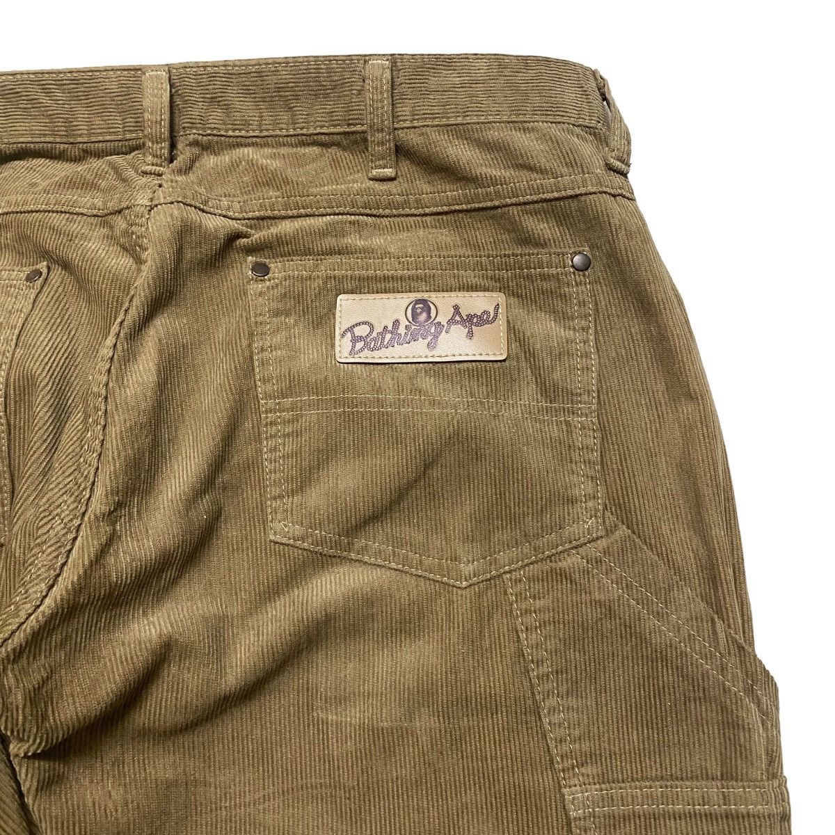 Bape Vintage A Bathing Ape BAPE Carpenter Pants Corduroy Size US 34 / EU 50 - 1 Thumbnail