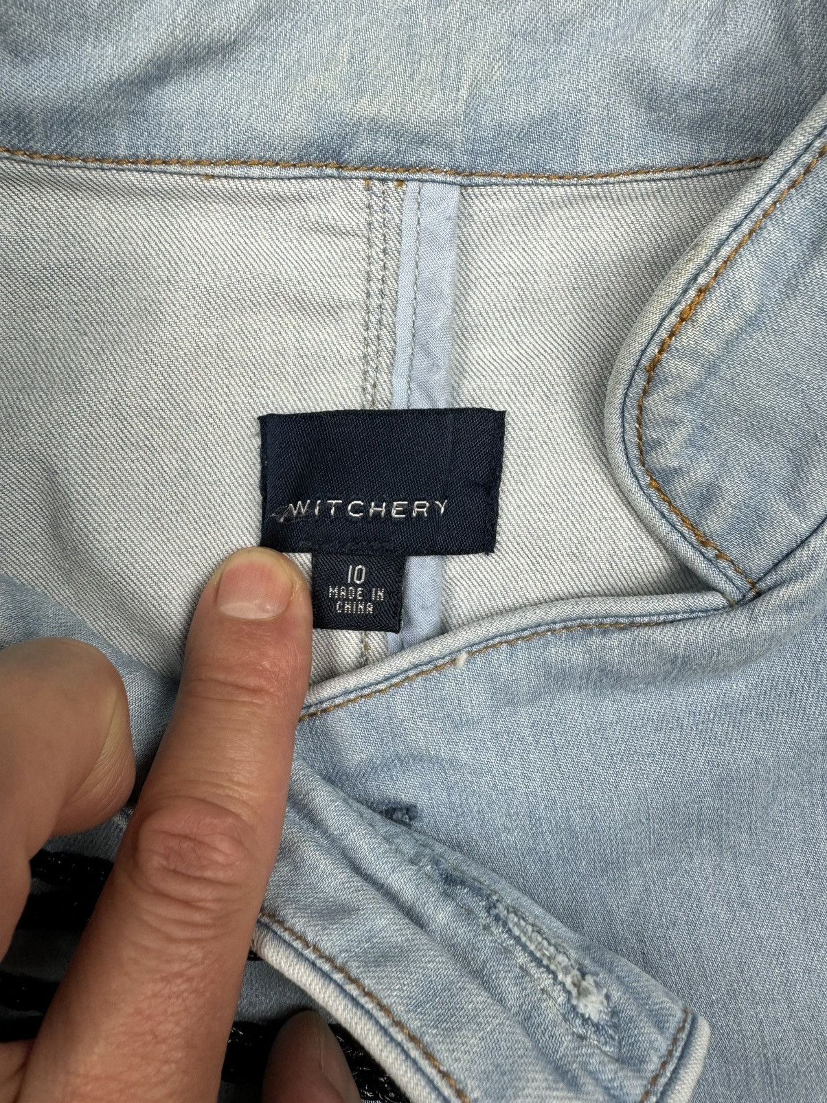 Vintage Withery Denim Jeans women’s light jumper Size S / US 4 / IT 40 - 4 Thumbnail