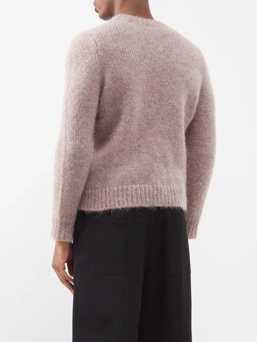 Raf Simons !DS! AW22/23 Raf Simons Roundneck Pink Mohair Sweater Size US S / EU 44-46 / 1 - 2 Thumbnail