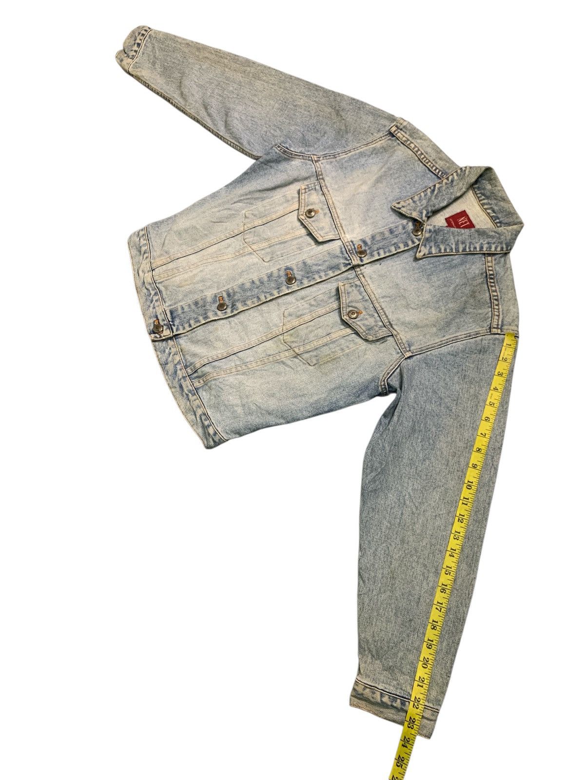 Japanese Brand Rare Design The Net International Jeans Trucker Jackets Size L / US 10 / IT 46 - 10 Thumbnail