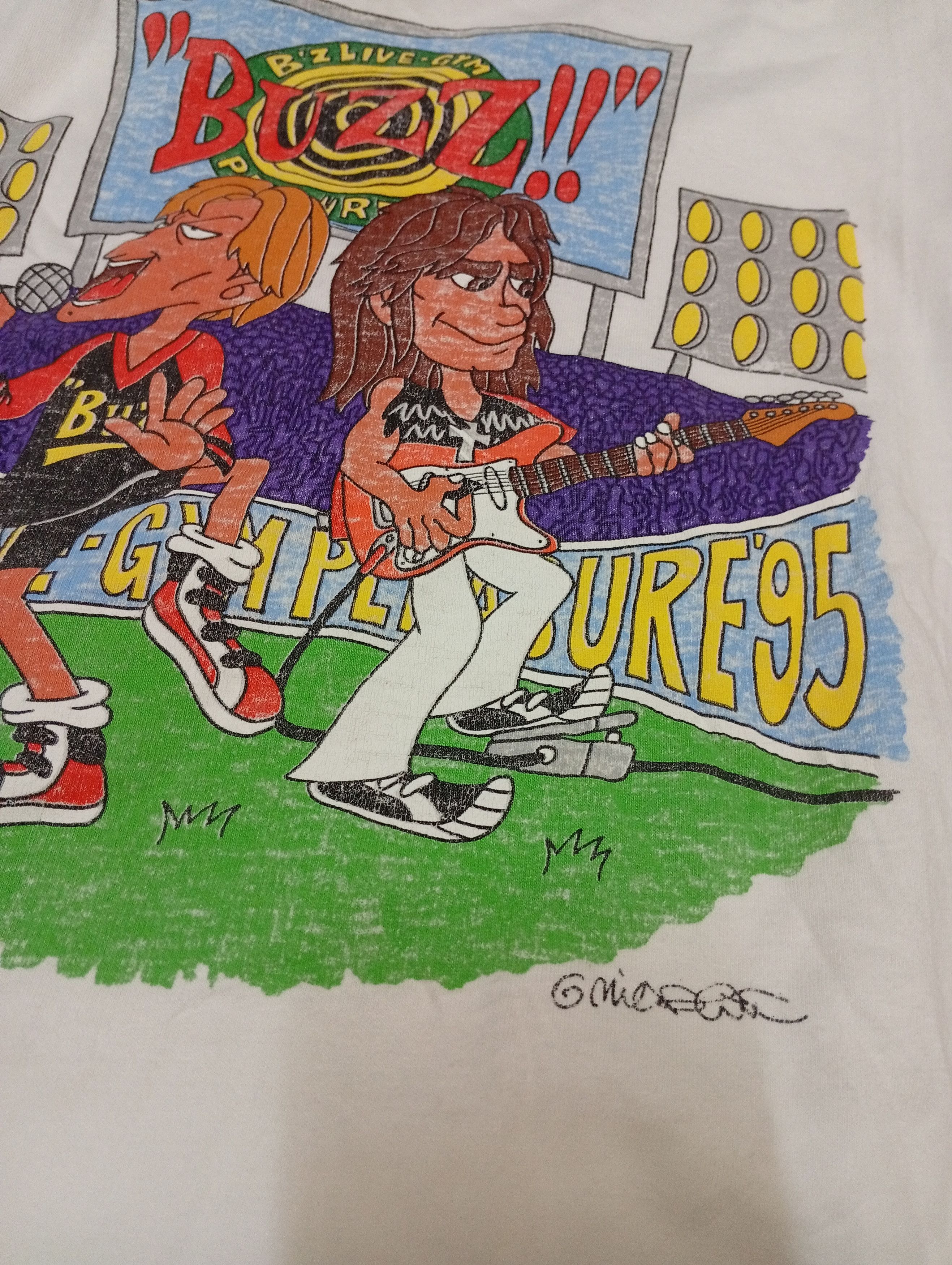 Band Tees Band buzz X gym pleasure 95" tour Size US M / EU 48-50 / 2 - 10 Thumbnail