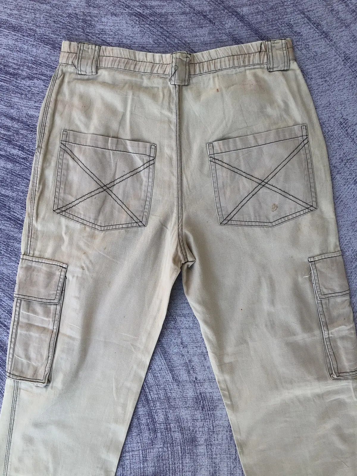 Designer × Japanese Brand Faded Cargo Pants Japanesebrand 6 Pocket Tactical Size US 29 - 11 Thumbnail