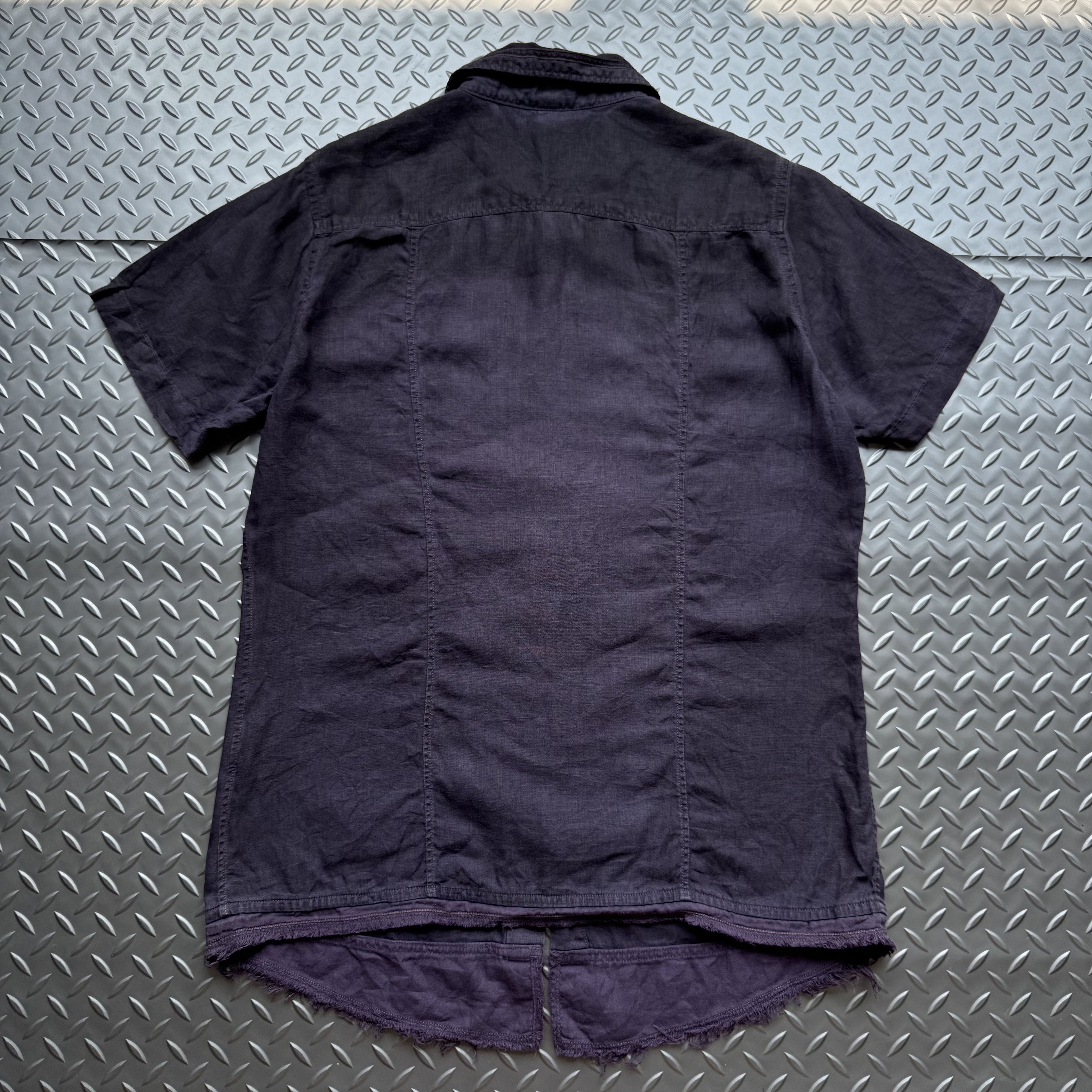Marithe + Francois Girbaud Marithé + François Girbaud Washed Short Sleeve Shirt Size US L / EU 52-54 / 3 - 7 Thumbnail