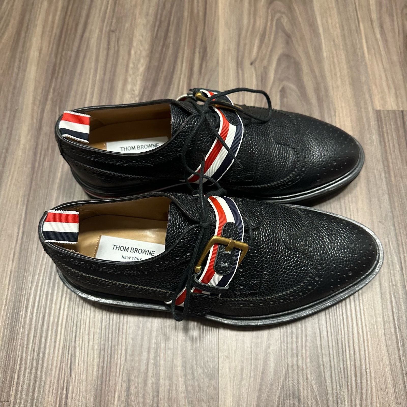 Thom Browne Rare Classic Thom Browne Wingtip with Strap US 7 | EU 40 Size US 7 / EU 40 - 2 Thumbnail
