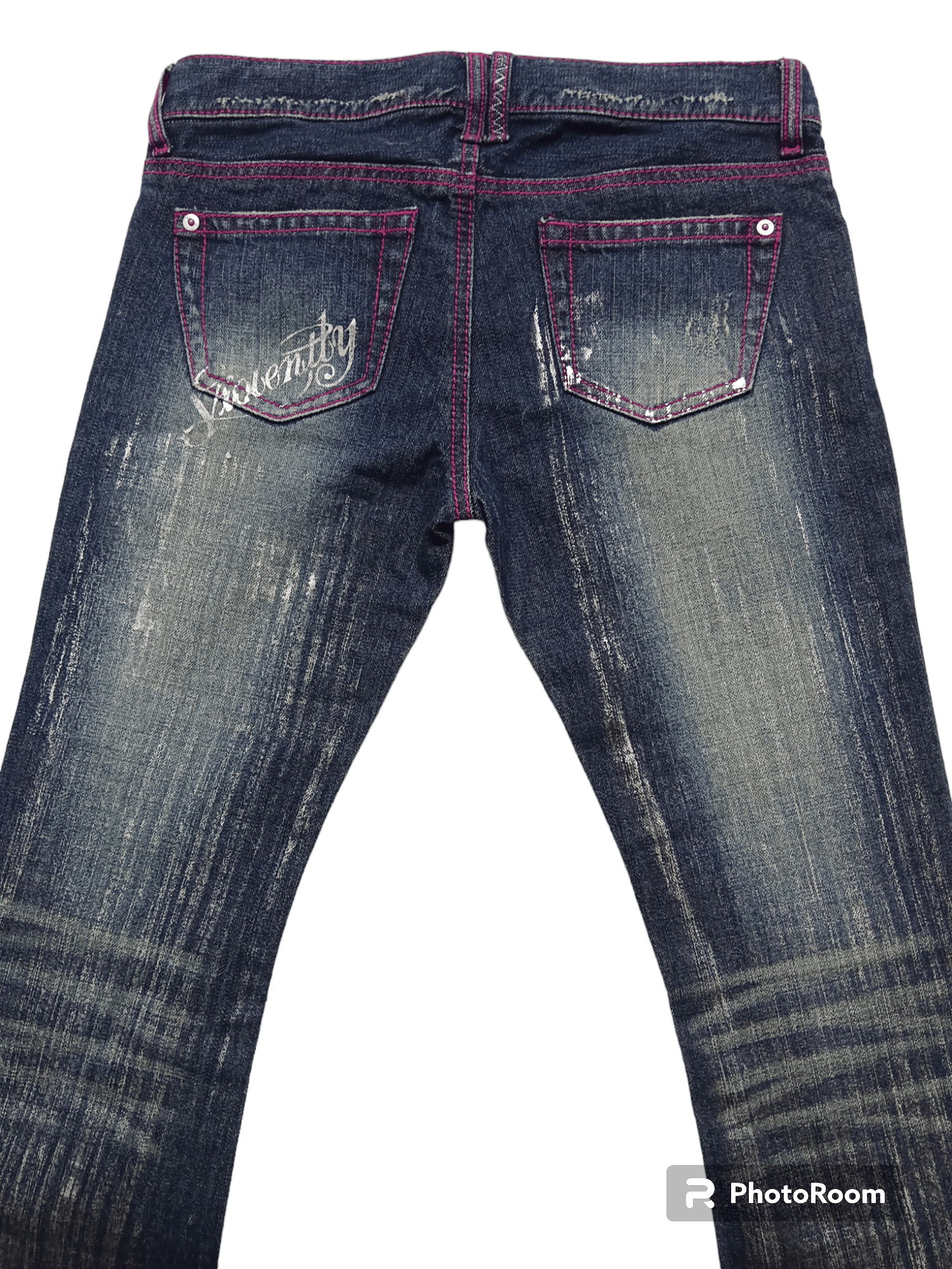 Hysteric Glamour Blue Moon Blue Low Rise Flare Jeans Size US 27 - 5 Thumbnail