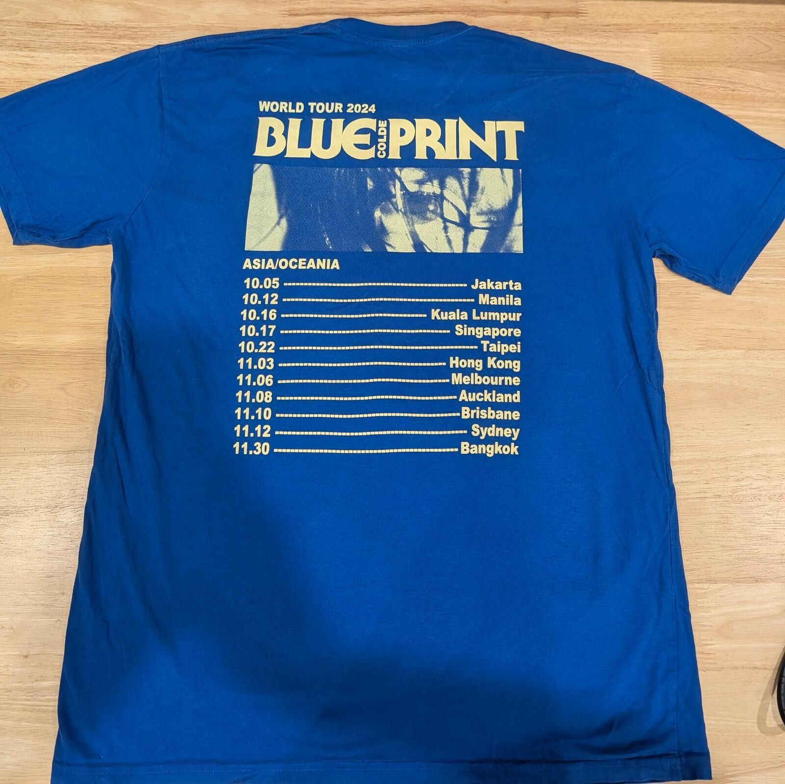 Other Colde 'Blueprint' Asia/Oceania Tour Merch Blue T-Shirt XL Size US XL / EU 56 / 4 - 2 Thumbnail